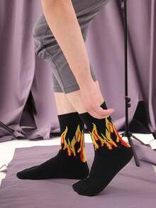 1/2/5/10 Pairs Unisex Crew Socks - Multicolor - View 3