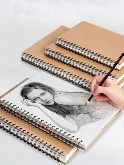 Schetsboek, aquarelpapier, spiraalgebonden schetsbord, 1 pak van 30 vellen, zuurvrij schetsboek, tekenpapier, hoogwaardig schetsnotitieboek, tekenpapier, tekenpapier, schoolbenodigdheden