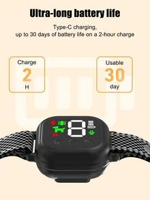Nuevo collar antiladrido con control táctil de colores, collar de entrenamiento para perros con descarga eléctrica y vibración, múltiples modos antiaullido, sensor de alta resolución, sensibilidad ajustable, impermeable IP67 - Multicolor - Ver 10