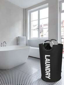 1pc Large Laundry Basket, Foldable Laundry Bag, Free-Standing Tall Laundry Basket, Foldable Laundry Basket, Suitable For Dorm, Home, Travel (Multi-Color Optional) Oxford Cloth Dirty Laundry Basket Storage Basket Dirty Laundry Basket Aluminum Ring Handheld Collapsible Storage Bag Dirty Laundry Storage Basketlaundry Hamper,Washing Basketbathroom Organizer,Basket,Storage Basket,Foldable Laundry Basket