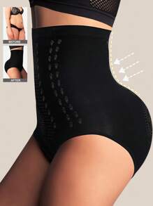1 Pc Seamless Shaping Panties High Waist Tummy Control Underwear Slimming Butt Lifter Waist Trainer Body Shaper Panties Women Shapewear Bottoms Sheath Flat Belly Woman Lingerie Briefs