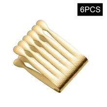 1pc Premium Hammered Stainless Steel Ice Tongs, Suitable For Bar Ice Cubes/Sugar Cubes/Lemon, For Outdoor, Camping, Gift For Father - Multicolor - View 13
