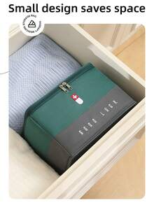 1pc New Anti-Epidemic Kit, Isolation Supplies, Sanitary Emergency Rescue Pack, Storage Bag, Portable Home Storage Box, Medical Medicine Box