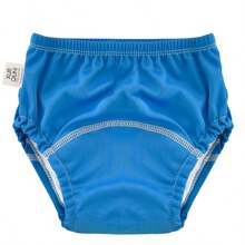 4 条纯色训练裤，可洗如厕训练裤，透气训练尿布，幼儿训练内衣，纯色如厕训练裤，100% 涤纶可洗如厕训练裤，适合女孩/男孩，常规款式幼儿四季皆宜 - 彩色 - 查看 17