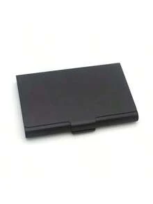 1pc Creative Business Card Holder, Aluminum Alloy Card Stand, Metal Box Cover Credit Card Case For Men And Women, Card Metal Wallet Back To School - Multicolor - View 7