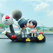 Cute Cartoon Couples Decorative Car Accessories, Dashboard/Interior Decor, Gift For Boys & Girls