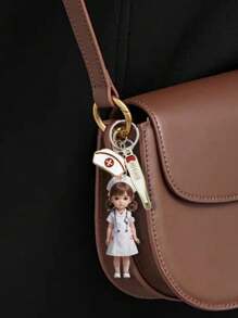 Nurse Doctor Keychain, Nurse Pattern Pendant, Bag Ornament, Acrylic Flat Keychain, Creative Accessory Accessories, Pendant Accessories That Can Be Hung On Backpacks, Phone Cases, Keychains, Car Decoration Pendant, Suitable For Both Boys And Girls, Suitable For Nurses, Doctors, Medical Workers, Gifts, Nurse's Day Gifts, The Best Gift For Medical Staff