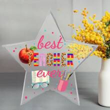 Teacher Appreciation Gifts For Women Men, Teacher Birthday Christmas Gifts Teacher's Day Thank You Gifts, Gradua Tion Gifts For Teachers, Acrylic Keepsake Desk Decor, Best Teacher Ever