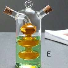 1pc Heat-Resistant Glass Soy Sauce Vinegar Bottle Creative One Pot Dual-Use Sealed Oil Pot Seasoning Soy Sauce Vinegar Oil Pot Soy Sauce Vinegar Bottle