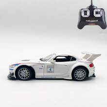 BMW Z4 GT3 Zdalnie sterowany samochód 1/24 2.4GHz 2WD RC Drift Car, 18KM/H+ High Speed RC Cars Racing Car z fajnymi światłami, samochód zabawkowy dla dzieci - Biały - Zobacz 5