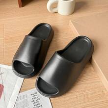 2026 New Comfortable Coconut Slippers, Non-Slip Thick Sole Slides, Suitable For Men And Women, Wear Indoors And Outdoors, Comfortable For All Seasons - Black - View 3