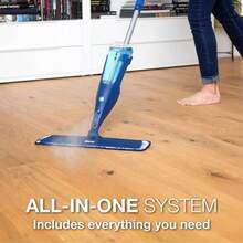 Bona Wood Floor Mop Starter Kit - 1 Spray Mop, 1 Reusable Microfiber Mopping Pad, 1 Refillable Wood Floor Cleaner Liquid - 1 - Xem 6