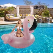 1pc New Flamingo Inflatable Pool Floating Ring, Large Size Inflatable Toys For Adult Summer Swimming Pool Party Decor