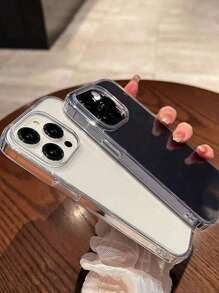 1pc Minimalistisch Stevig Doorzichtig Schokbestendig Telefoonhoesje Compatibel met IPhone 16 ProMax, 14/13, 12, 11 Pro Max, XS Max, X, XR, 8, 7, Plus, Mini, Een Geweldig Verjaardagscadeau Voor Vriendin, Vriendje Of Uzelf