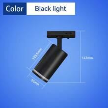 （套装）3个/4个/6个LED吸顶灯 GU10吊灯，可更换灯泡 110V-220V轨道灯，嵌入式射灯，适用于家居装饰卧室吊灯壁灯 - GU10軌道燈(可更換燈泡) - 查看 24