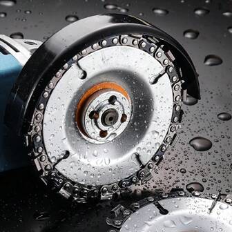 4 Inch/100mm Angle Grinder Diamond Saw Blade, Woodworking Chain Saw Disc For High Precision Cutting, Grooving, And Wood Carving