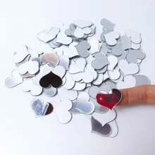100pcs Heart Mirror Stickers, 2cm Small Heart Stickers, For Diy Home Living Room Bedroom Decoration, Self-Adhesive Acrylic Wall Stickers,Stickers,Wall Decal, Vinyl Decal For Home Decorations,Spring Decoration Items Refresh Your Home,Rama Decoration Stickers Gifts Birthday Graduation Mirror Wall Wall Decor Wall Mirror Mirror For Room Bathroom Decor Living Room Decor