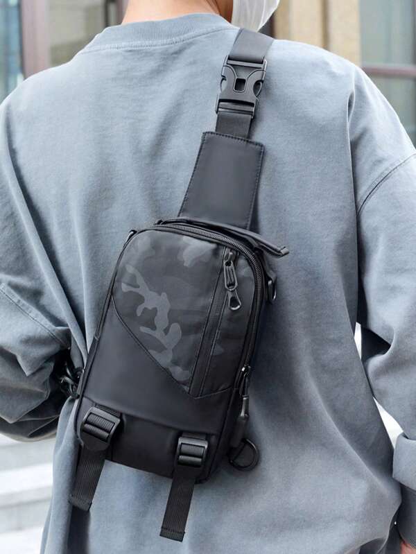 Multi-Functional Men's Waist/Chest/Messenger/Backpack, & Versatile