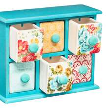 6 Drawer Spice And Tea Caddy