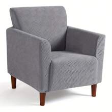 1pc Spicy Strip Pattern Sofa Slipcover, Furniture Dust Cover Suitable For Shabby Small Sofa, Living Room, Bedroom, Study, Office