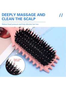 发刷，2025 最新款野猪鬃毛发刷造型刷，卷发定型刷，女士卷发造型刷，发刷，梳子，美发工具，理发沙龙美发产品及配件，美容旅行必备品，返校，旅行度假必备品，女士发饰 - 彩色 - 查看 5