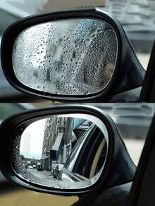 Phim trong suốt chống mưa-2 cái/1 cái/4 cái-Phim trong suốt chống mưa cho xe hơi, bảo vệ ống kính sau, phim chống thấm nước, phụ kiện dán xe hơi - Nhiều màu-1 cái - Xem 1