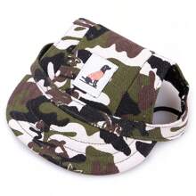 Berretto da baseball con visiera per animali domestici, decorazione per coprire la testa, cappello a forma di papera, cappello da sole per gatti, protezione solare estiva, stile coreano, berretto da baseball carino per cani