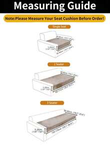 Funda de cojín para sofá a prueba de polvo, elástica, de poliéster, de Color sólido, 1 ud. - Gris Claro - Ver 2