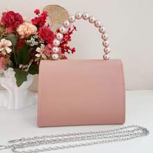 Pochette Clutch Da Donna In Ecopelle, Elegante Per Festa E Matrimoni