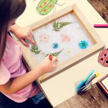 3 件木制造纸框架，木制造纸屏风，造纸模具造纸屏风，3 种尺寸木制框架，适合 DIY 纸工艺制作