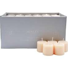 Local ShippingHosley Set Of 144 Unscented White Votive Candles – Bulk Pack, Clean-Burning, Long-Lasting 10-12 Hour Burn Time – Ideal For Weddings, Home Décor, Spa, And Events - Ivory - View 2