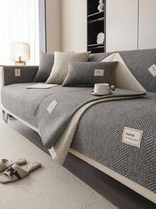 1件仿亚麻布宠物防脏沙发套四季通用防滑可水洗沙发垫适用于客厅卧室办公室房间装饰高级感沙发套皮沙发垫现代简约风格沙发罩沙发套客厅装饰