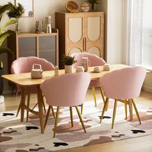 Silla de salón, silla de visitas, silla de concha, silla de tocador, respaldo floral, silla de terciopelo, silla de dormitorio, patas de metal