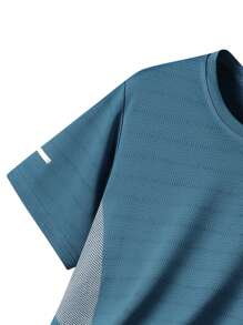 Camiseta transpirable y de secado rápido para hombre de verano, de manga corta casual y versátil, ligera y cómoda para deportes y exteriores