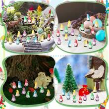 25/10/5 Stücke Mini Zwerg Figuren Micro Zwerge Fee Geschenk Statuen Figuren für Landschaft Außenbereich Terrasse Garten Frühlingsfest Party Dekoration, Geburtstagsgeschenk, Ostern Weihnachtsdekorationen, Muttertagsgeschenke