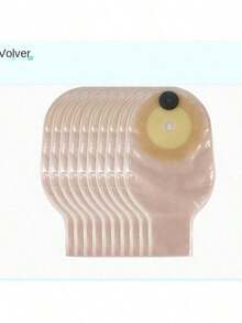 30* Bolsa Drenaje Ostomia 15-76mm Recortable Bolsa de Colostomia - Gris Claro - Ver 3