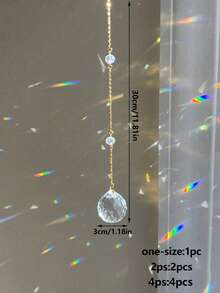 1/2/4 件滴水太阳捕手 | 彩虹制造器、妈妈礼物、节日礼物、户外装饰、太阳捕手、慰问礼物、生日礼物、新居礼物