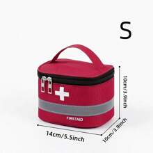 First Aid Kit Storage Bag, Portable Outdoor Rescue Bag, Home Use For Youth, Large Capacity Storage Box
