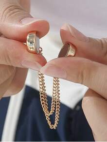 Magnetic Leg Cuffs Fastener, Seamless Cuff & Hem Clips Adjustable Pants Bottom Fixator, Convert Long Pants To Short - Rose Gold - View 5