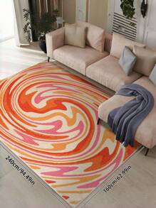 Tapis imprimé coloré en matériau à boucle, lavable en machine, convient pour le salon, la chambre, la cuisine, le patio, le tapis décoratif de terrasse, le paillasson, tapis d'entrée sécuritaire pour les animaux de compagnie et les enfants