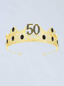 40th 50th 60th Birthday Gifts For Men, 50th Birthday Decorations For Men, Party Decor Supplies Including King Crown & Sash