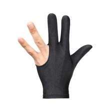 5 Piezas Guantes de billar abiertos de 3 dedos, guantes antideslizantes para snooker y billar, accesorios deportivos transpirables para el billar y fitness