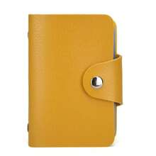 24 emplacements Porte-cartes, étui de poche de couleur unie simple, organisateur de cartes de crédit et d'identité pour hommes et femmes, porte-cartes , indispensables de voyage pour portefeuille de femme, mini portefeuille, porte-monnaie, porte-cartes