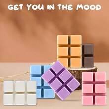 1pc/12Pcssented Candles,Candle SetsScented Wax Melts, Shaped Ice Fragrant Candle, (2.5 Oz) Assorted Wax Warmer Cubes/Tarts - Rose, Vanilla, Coffee, Gardenia, Lavender, Sandalwoodcandles,Sented Candles,Soy Candles,Candle Sets,Bestfriend Gifts,Gift For Woman,Winter Gift,Aromatherapy Candle ,Candles Home Decoration - Multicolor - View 4