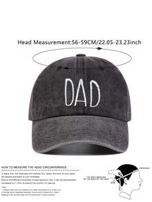 1/2件中性復古刺繡棒球帽，印有「Dad & Mom」文字，適合男女配戴，時尚百搭，可調節帽圍，適合戶外與日常穿著，節日禮物與卡車司機的理想選擇 - A - 查看 8