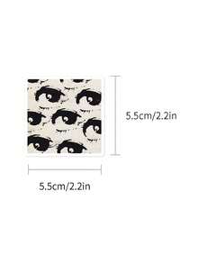 100pcs Y2K Downtown Theme Subculture Sticker Collection For Laptop Notepad Luggage Decoration Stickers Can Be Used As A Gift For Good Friends - Khaki - View 2