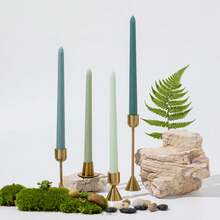 4 件/套 25 厘米长锥形蜡烛，为婚礼、派对、节日庆典营造浪漫氛围