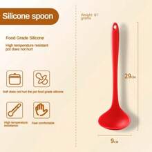 [Offre limitée] Indispensables de cuisine en silicone 1-5 pièces - Set de spatules anti-adhésives résistantes à la chaleur, louches et passoires (Lavable au lave-vaisselle/Cadeau parfait!)'
