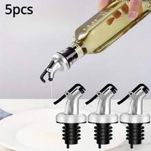 1pc/2pcs/3pcs/5pcs Oil Pot Spout Stopper Seasoning Bottle Oil Soy Sauce Vinegar Bottle Spout Stopper Material Pouring Oil Spout Seal Oil Stopper Anti-Leak Kitchen Supplies Automatic Opening And Closing - Multicolor - View 14
