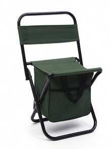 1pc Foldable Fishing Companion Chair, 3-In-1 Portable Outdoor Folding Stool, Camouflage Camping Hiking Picnic Fishing Cooler Chair - Multicolor - View 9